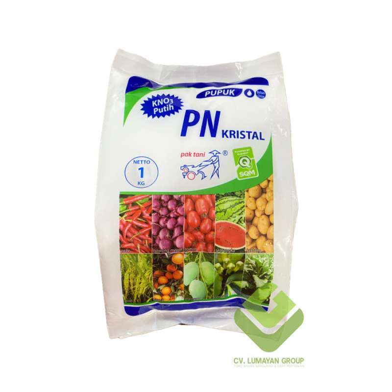Jual Pupuk KNO3 Putih 1kg Pak Tani - Pupuk PN Kristal 1 kg Saprotan ...
