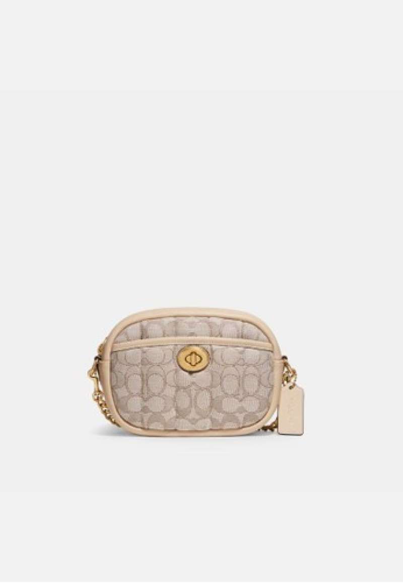 Jual COACH SMALL CAMERA BAG IN SIGNATURE JACQUARD WITH QUILTING di