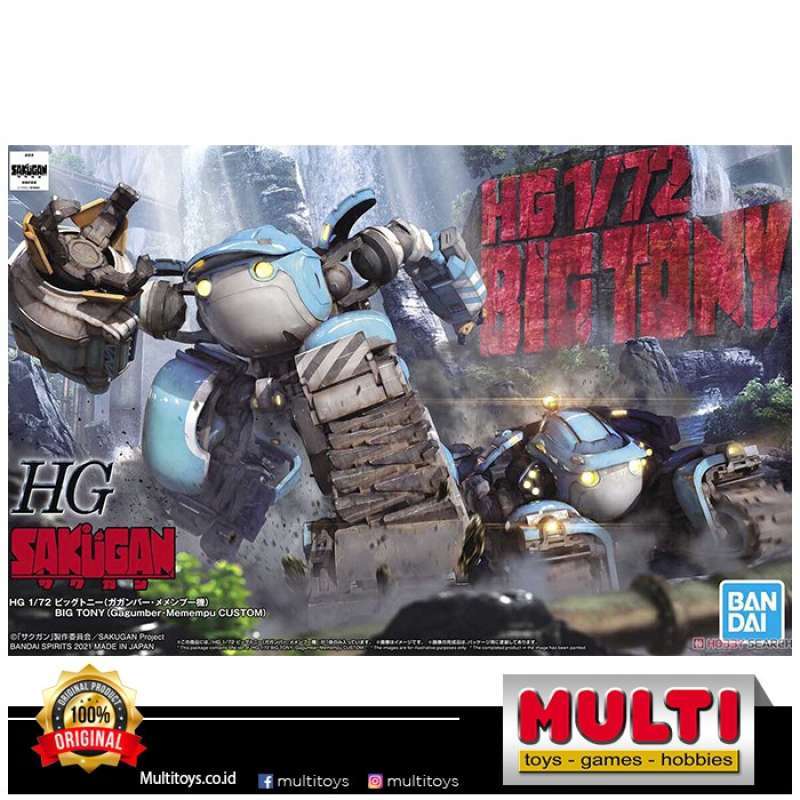 Jual GUNDAM HG BIG TONY (GAGUMBER MEMEMPU CUSTOM) 62013 / Figure / Collectible / Koleksi