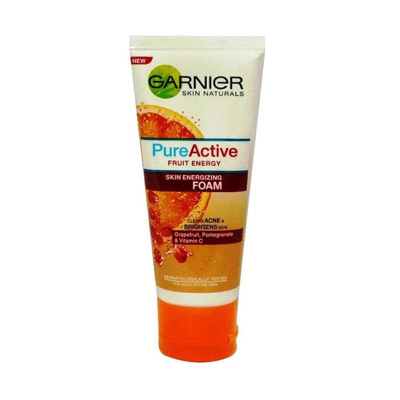 Jual Garnier Pure Active Tube Fruit Energy Facial Foam [50 mL] di