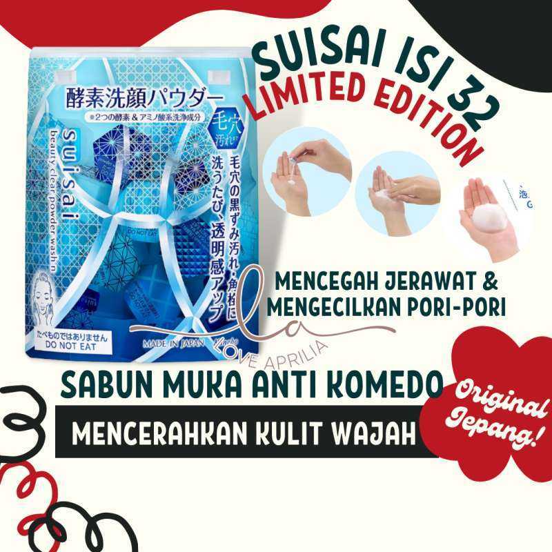 Jual Suisai Face Wash Powder (Isi 32 Limited Series) Original Jepang Pembersih Wajah dan Pori