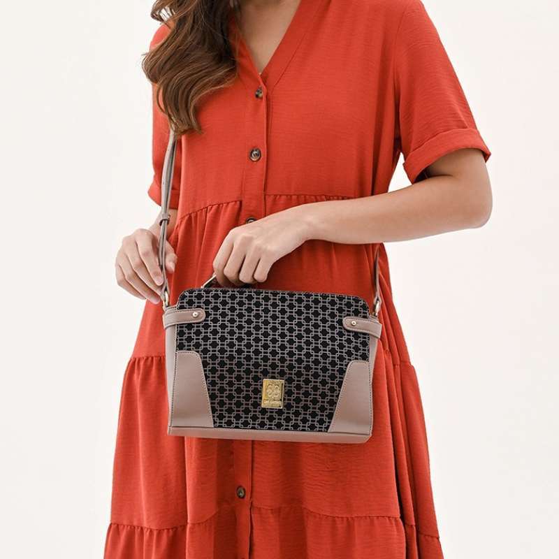 Jual Tas Selempang Les Catino Ny. Marble Crossbody Flk Tile di Seller