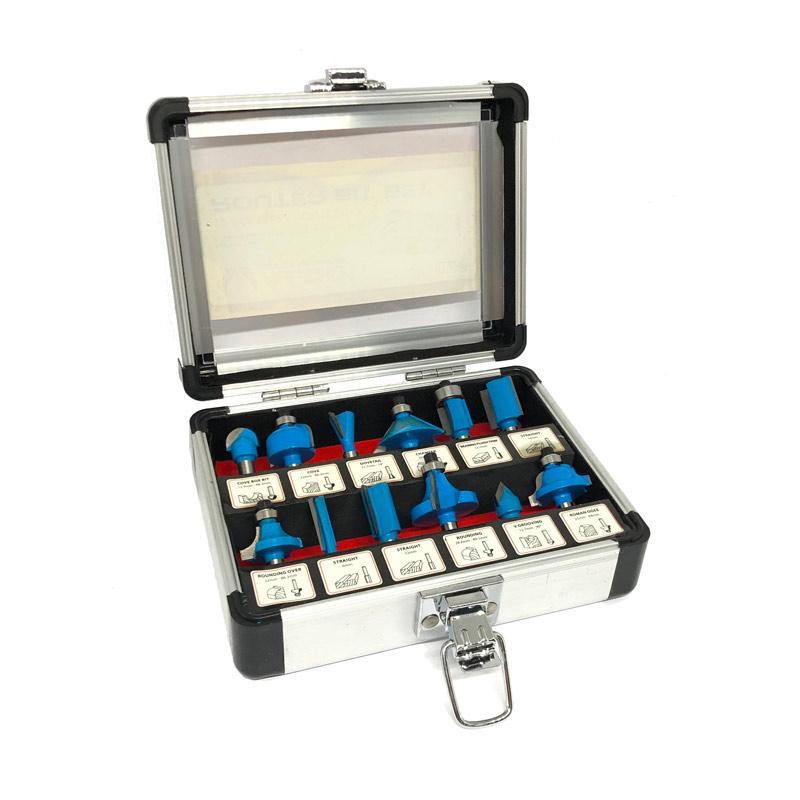Promo Aldo GS German Premium Router Bit Set [12 Pcs] Diskon 12 di