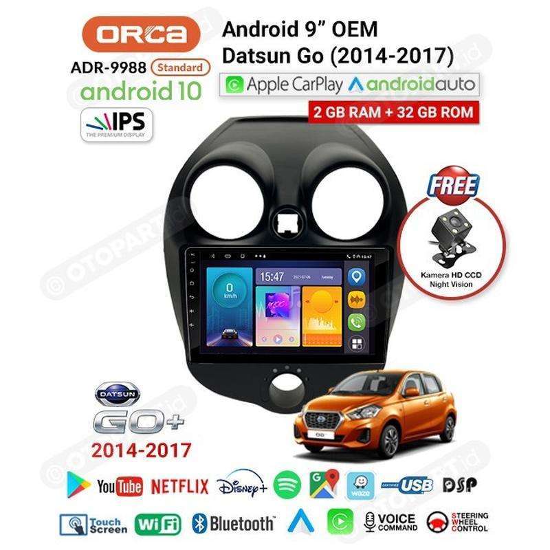 Jual Head Unit Android Auto Carplay 9 Inch Datsun 2014 2017 Orca di