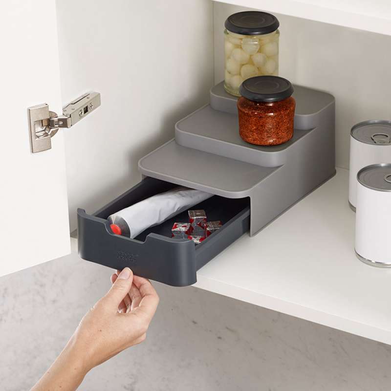 Promo Joseph Joseph Cupboardstore Compact Tiered Organiser Diskon 60