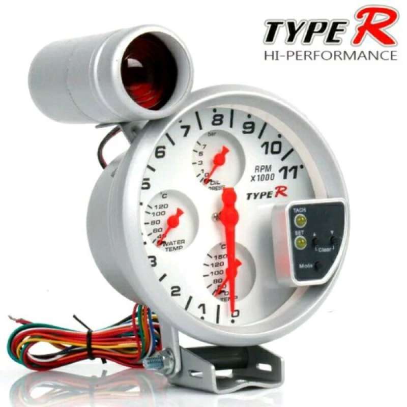 Jual Tachometer RPM Type R 4in1 Indikator Temperatur di Seller Variasi