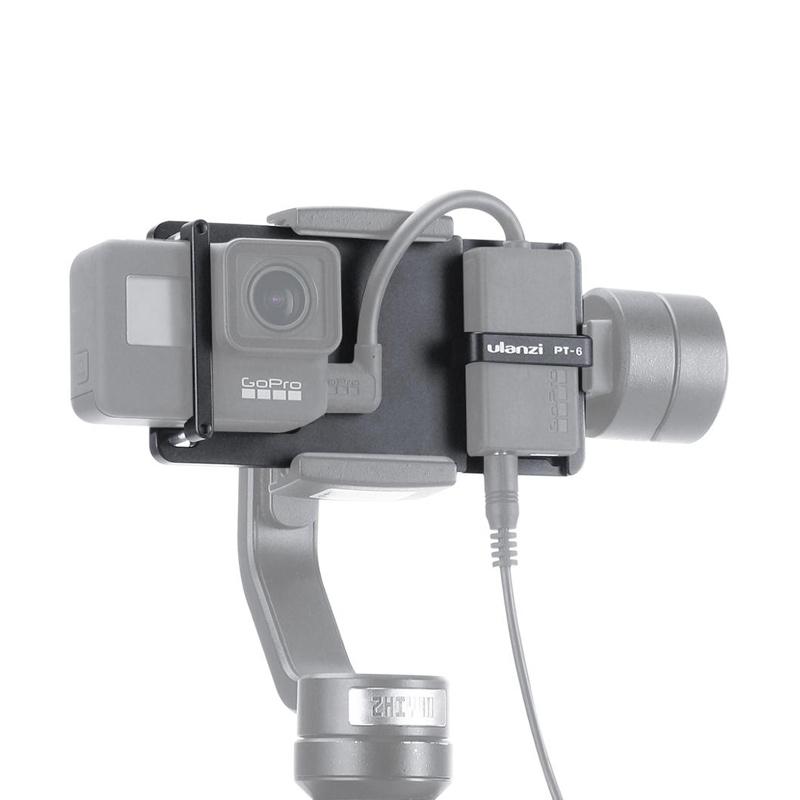 Jual Ulanzi PT6 Gimbal Adapter Stabilizer Mic Adapter Vlog Plate for GoPro 5 / 6 / 7 di Seller