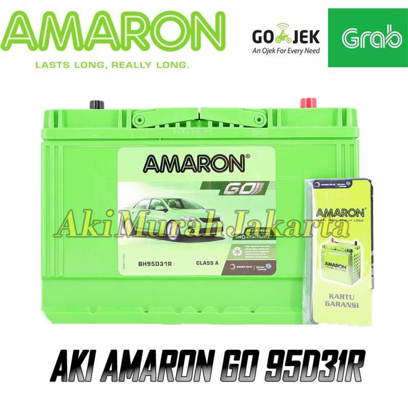 Jual Aki Mobil Mitsubishi Colt L300 N70Z / 95D31R Amaron GO Aki Kering