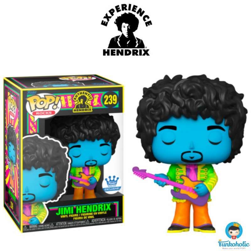 Jual Funko POP! Rocks Jimi Hendrix with Purple Guitar Blacklight