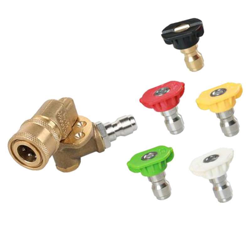 Jual Tips / Nozzle with Pivoting Coupler Set for Power Pressure Washer