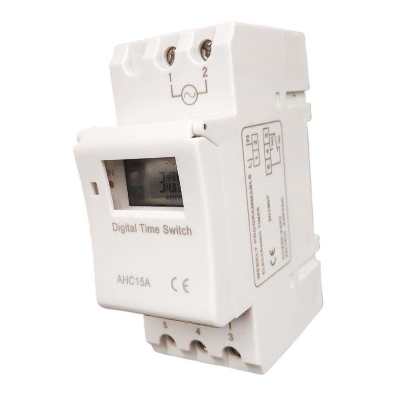 Jual Weekly Programmable Timer Switch LCD LCD Power 220V Time Relay ...