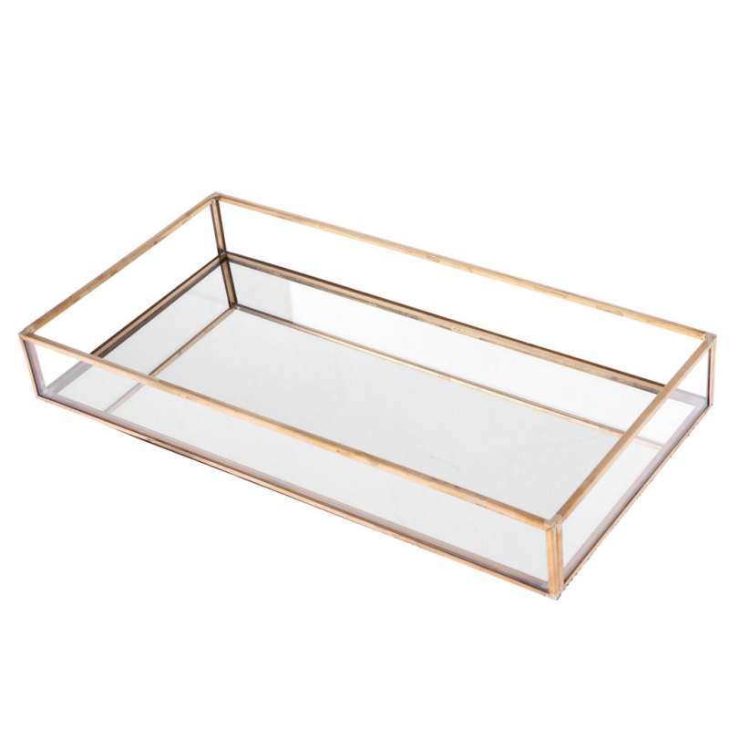 Jual Geometric Glass Jewelry Box Tabletop Terrarium Plant Succulent Planter x30 x 15 x 4cm di