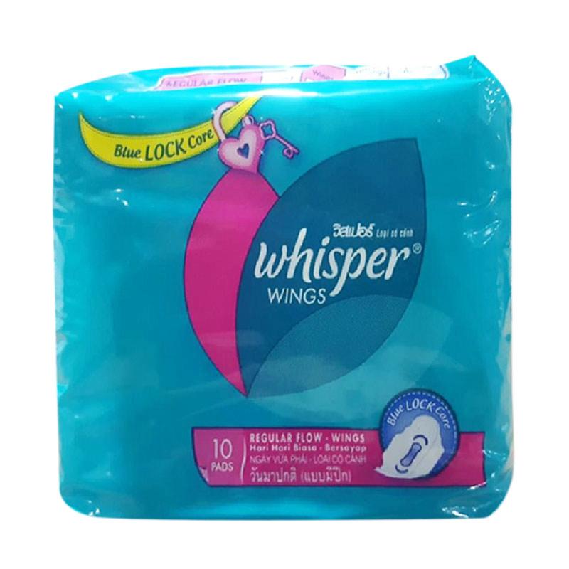 Promo Surabaya Whisper Regular Flow Wings [10 Pads] Diskon 35 di