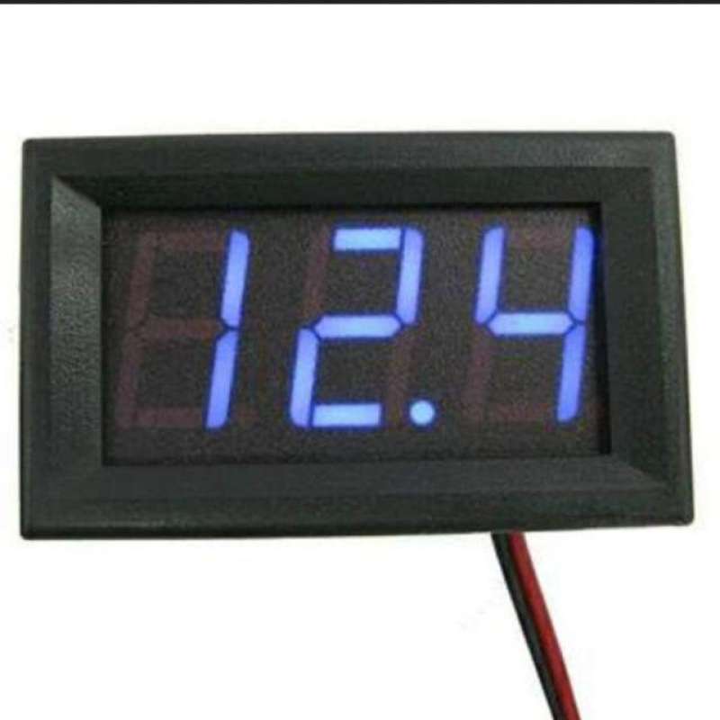 Promo Voltmeter Volt Meter Motor Mobil Digital Cek Aki Pengukur