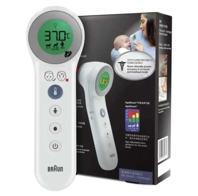 Promo Braun Thermometer Thermoscan Bnt 400 3in1 No Touch + Forehead