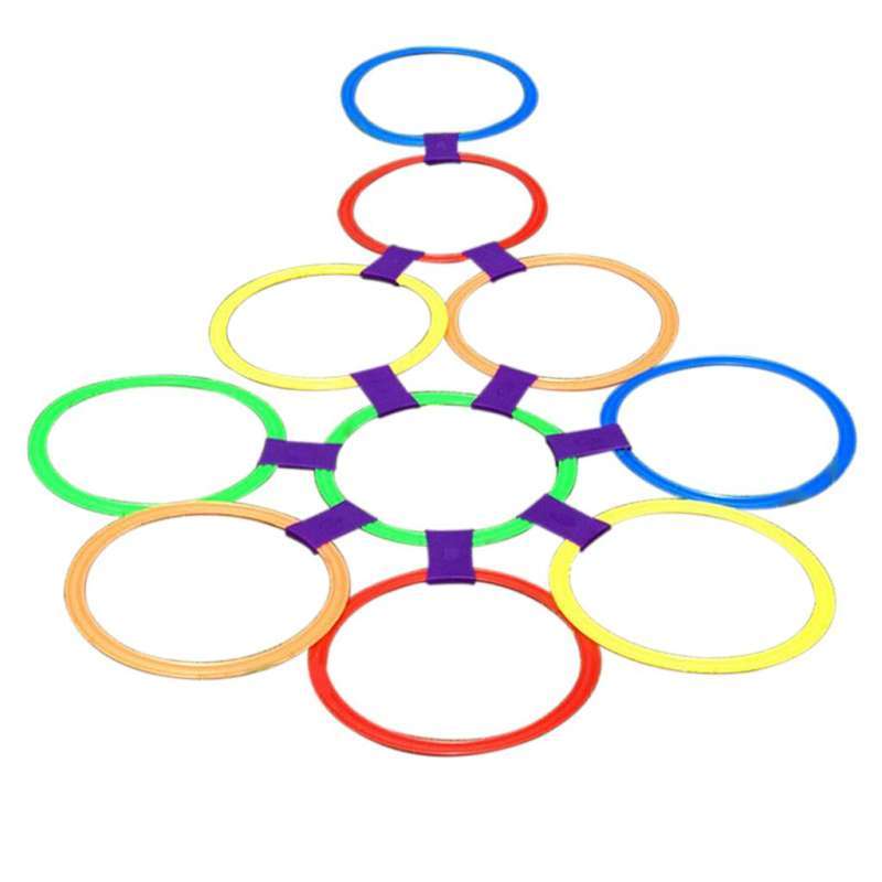Jual 10 Rings & 10 Clips Hopscotch Game Kids Childhood Fun Toy L-Sized ...