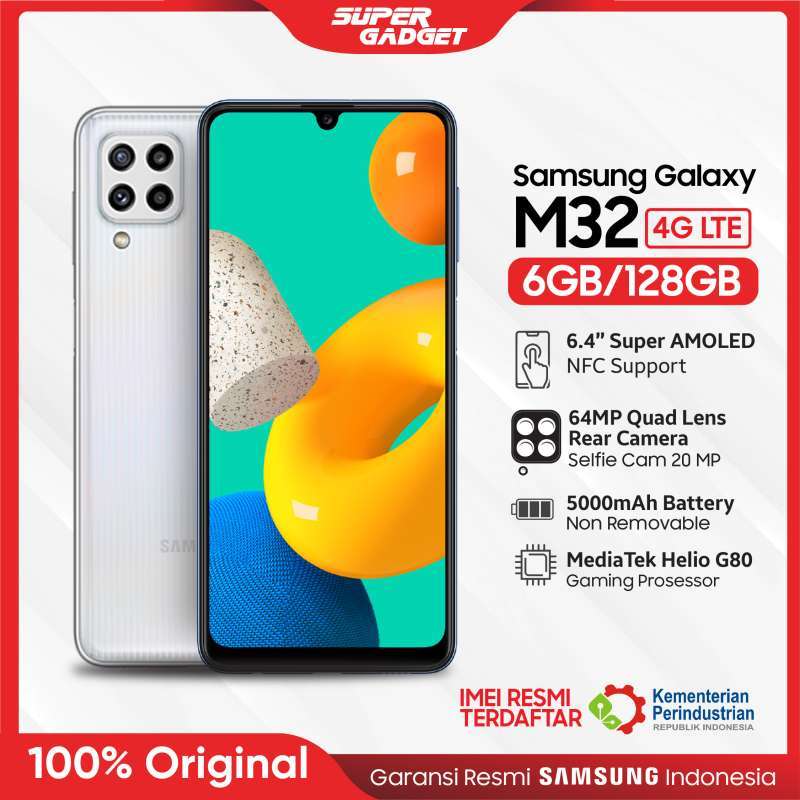 Jual Samsung Galaxy M32 6/128 GB RAM 6 ROM 128 GB 6GB 128GB Hp ...