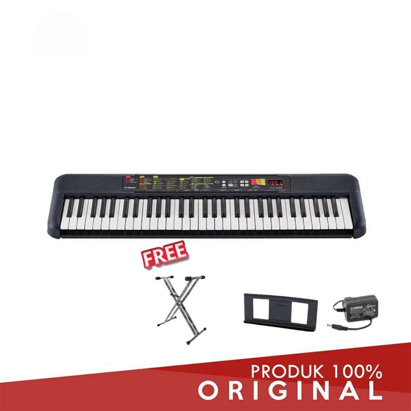 Jual Yamaha Keyboard Psr F52 + Gratis Adaptor + Stand Book & Stand