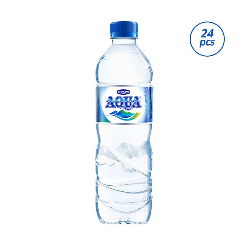 Jual AQUA  Botol Air Mineral Kemasan  600 mL 24 Botol 