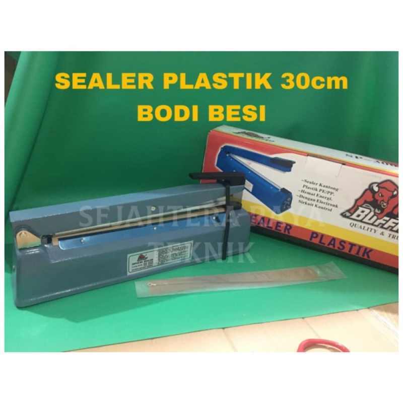 Jual Impulse Sealer Body Besi 30Cm Buffalo /Plastik Sealer Pfs30 Kode