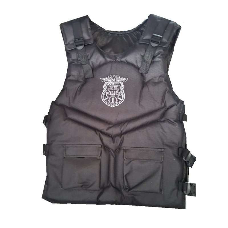 Jual NEW Rompi Motor POLICE GRADE A Biker Anti Angin Ada 2 Kantong
