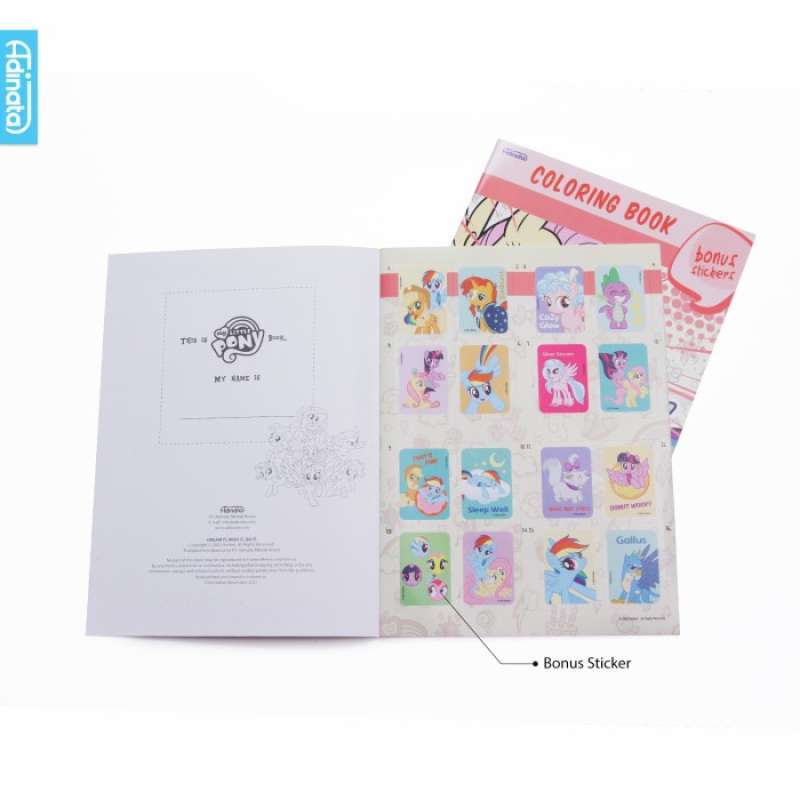 Promo Original My Little Pony Coloring Book L 2229 - 9831 Buku Mewarnai