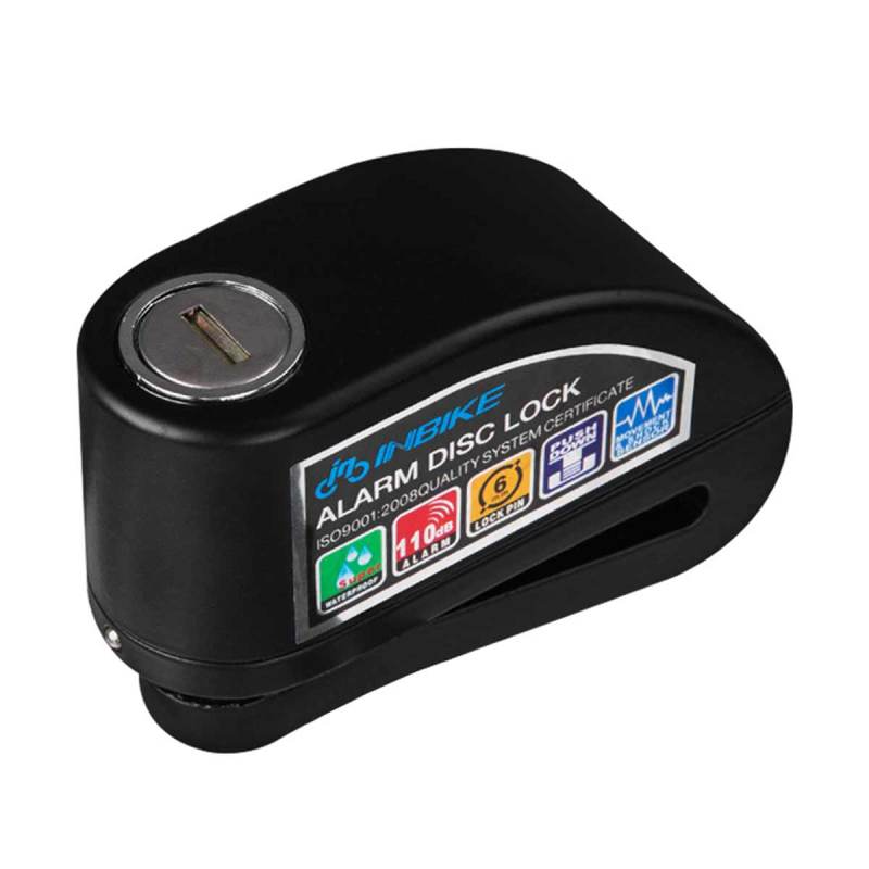 Disk Brake Lock Motorbike Alarm Disc Lock Security Reminder Cable Tool Red - View #6