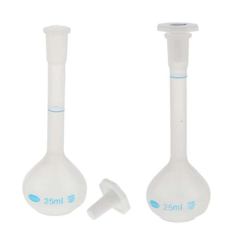 Promo 3x2 Pieces Laboratory 25ml Plastic Clear Long Neck