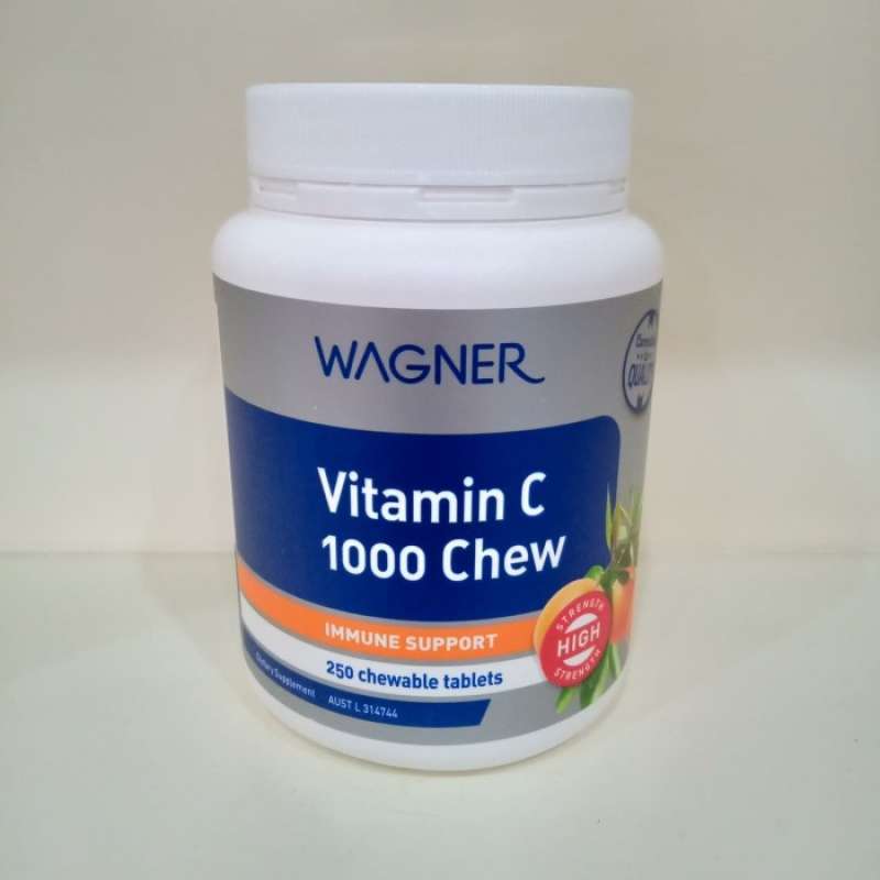 Jual Wagner Vitamin C 1000 Chew 250 Tablets di Seller Central Niaga