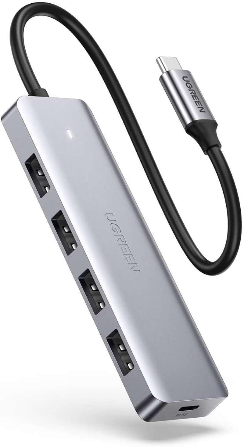 Jual Ugreen 70336 USB-C to 4 Port USB 3.0 Adapter with Micro Power di .
