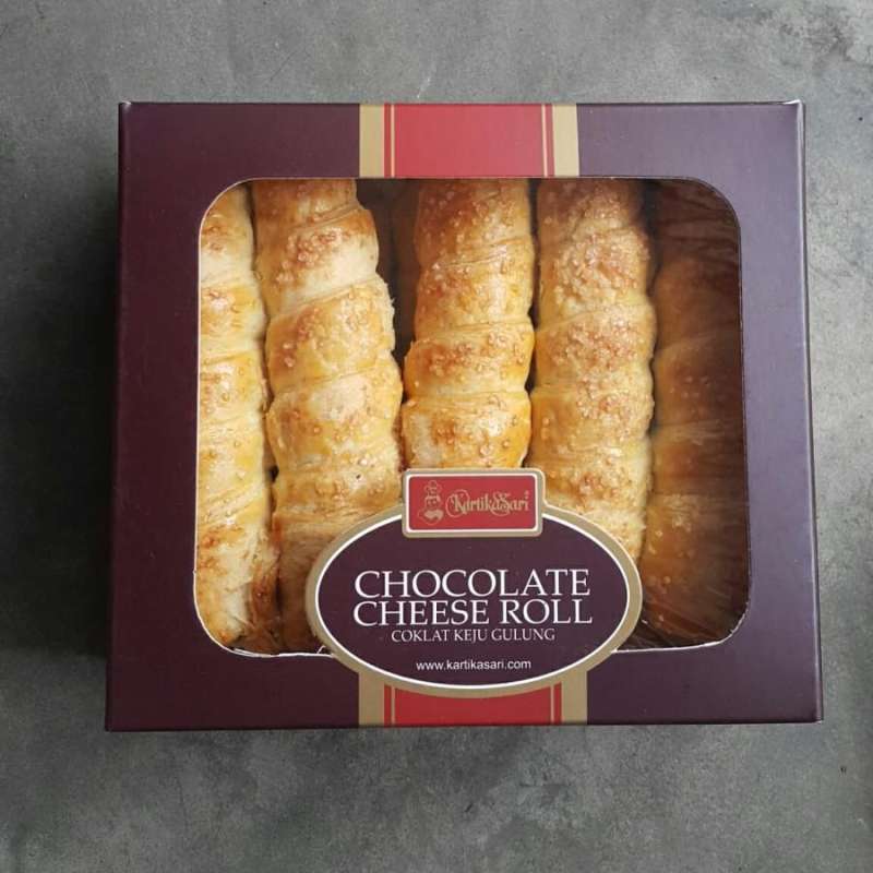 KARTIKA SARI Chocolate Cheese Roll Stik Pastry Keju Coklat