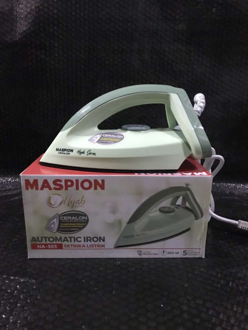 Jual Maspion Hijab Series Ceralon Automatic Iron Ha-365 Setrika Listrik