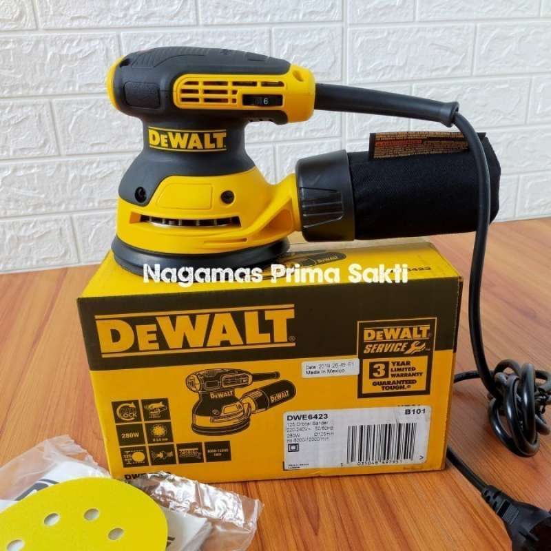 Promo Dewalt Dwe6423 Mesin Amplas Orbital Sander Variable Speed Dwe ...