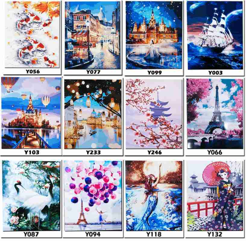 Promo PROMO PORTRAIT A 40X50 PAINT BY NUMBER PAINTING BY NUMBERS DIY