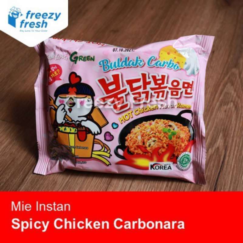 Jual SAMYANG Hot Chicken Ramen, Rasa Carbonara di Seller Freezy Fresh Cimahi Cibuntu, Kota Jual SAMYANG Hot Chicken Ramen, Rasa Carbonara di Seller Freezy Fresh Cimahi Cibuntu, Kota