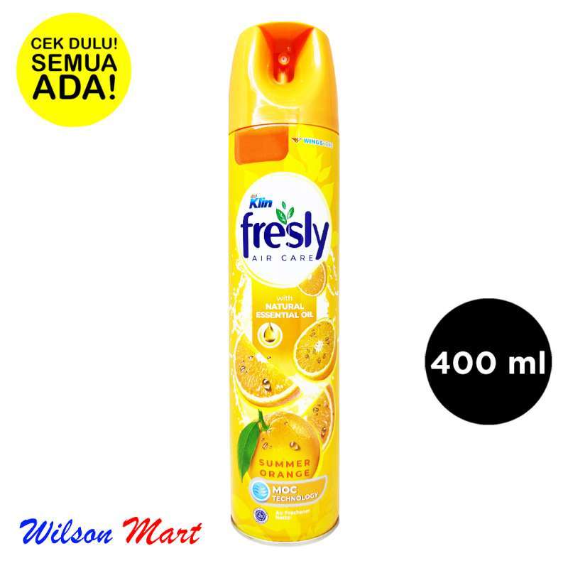 Jual SO KLIN FRESLY AIR CARE SUMMER ORANGE 400 ML SPRAY AEROSOL PEWANGI
