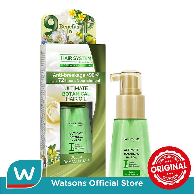 Promo Watsons Hair System Ultimate Botanical Hair Oil 70ml Diskon 45