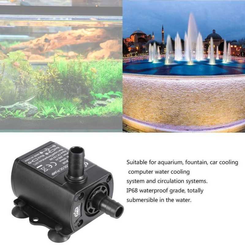 Jual QIAORAN Pompa Air Mini USB Brushless Submersible Aquarium 5V