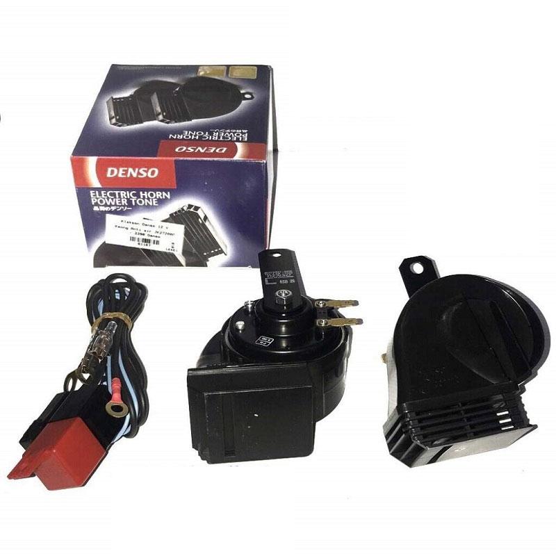 Promo Denso Keong Waterproof Klakson Motor + Set Kabel Relay Diskon 12