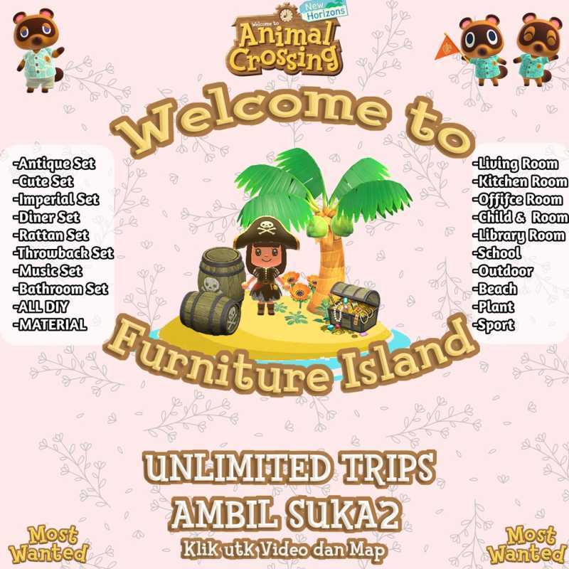 Jual Furniture Treasure Island Animal Crossing New Horizon ACNH Bells