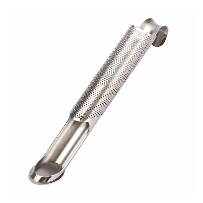 Jual HIKEA Infuser Pipe Design Strainer Steeper Reusable Mesh Tea