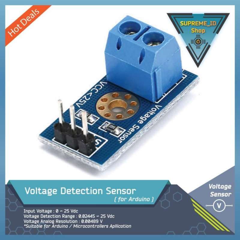 Jual Voltage Detection Sensor MCU Arduino Raspberry pi di Seller