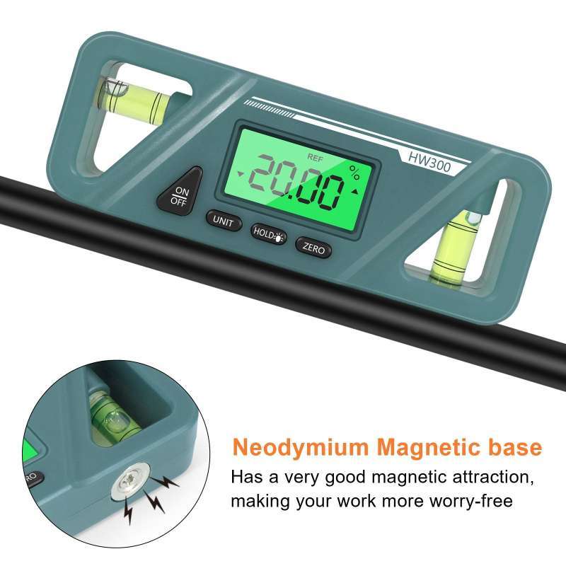 Promo Angle Finder Protractor Inclinometer Backlight LED Display with ...