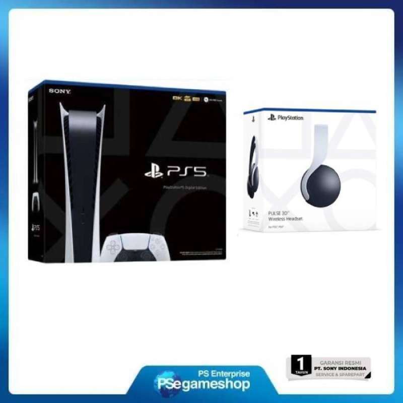 Jual PS5 Console Bundle Digital Edition Garansi Resmi Sony Indonesia di