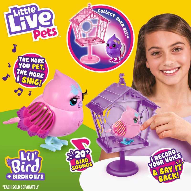 Promo Little Love Pets Lil Bird S12 Bird & House Burung Mainan Anak