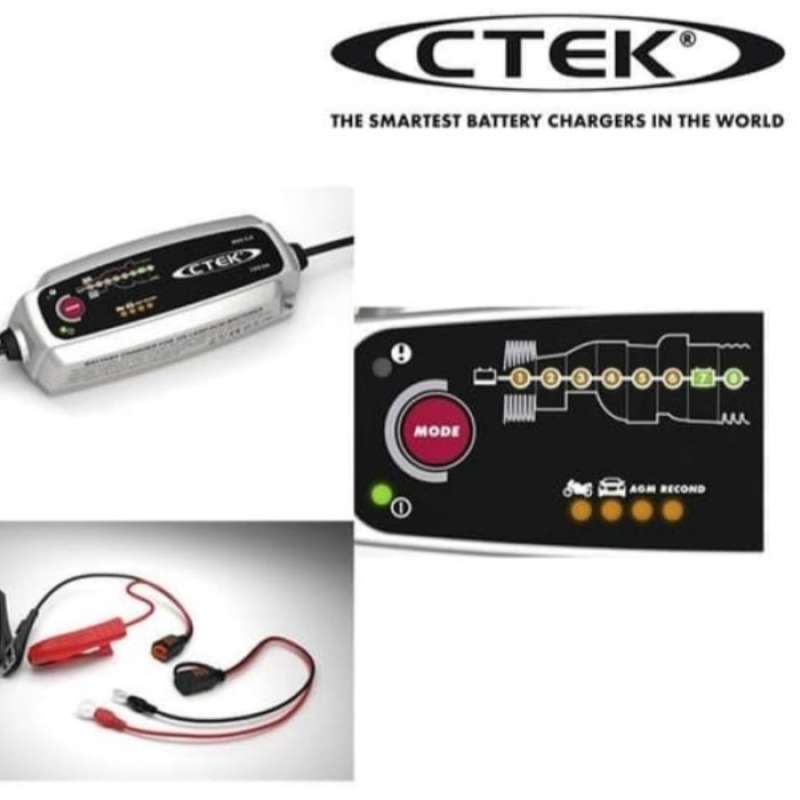 Promo CTEK MXS 5.0 Smart Battery Charger Aki EU MXS 5 Multy Colour Diskon 9 di Seller NATAKA