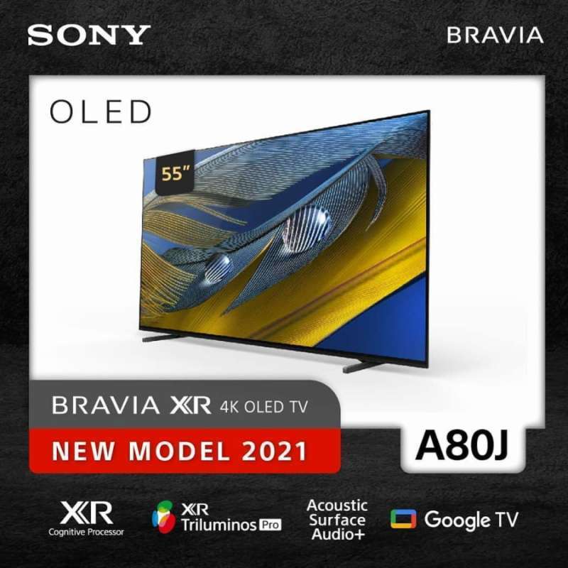 Jual SONY 55A80J OLED BRAVIA XR55A80J UHD 4K GOOGLE TV 55 INCH di