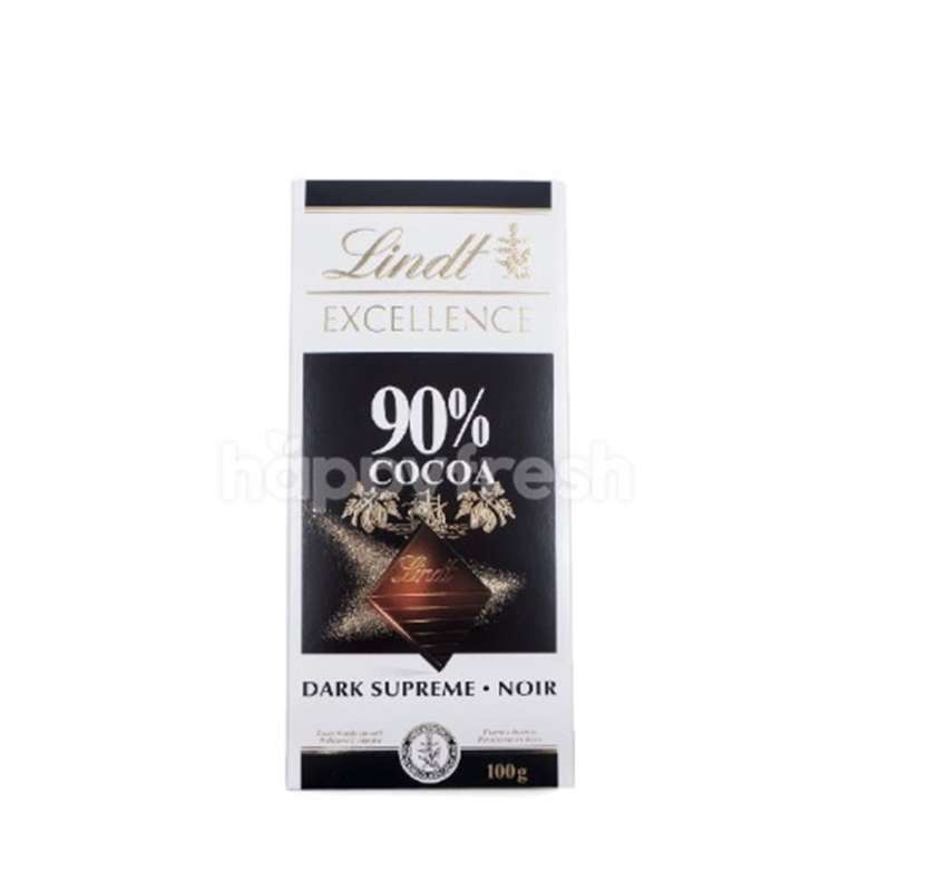 Jual Lindt Excellence 90 Cocoa Dark Chocolate 100g di Seller BisQuitto