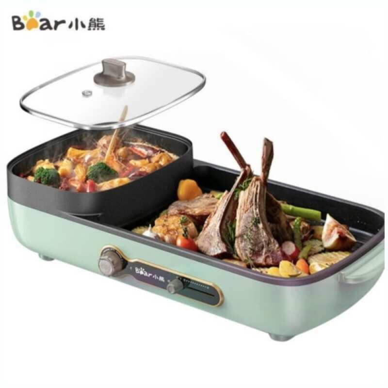 Jual Bear Electric 2In1 Hot Pot Grill Pan Multifunction Large Hotpot