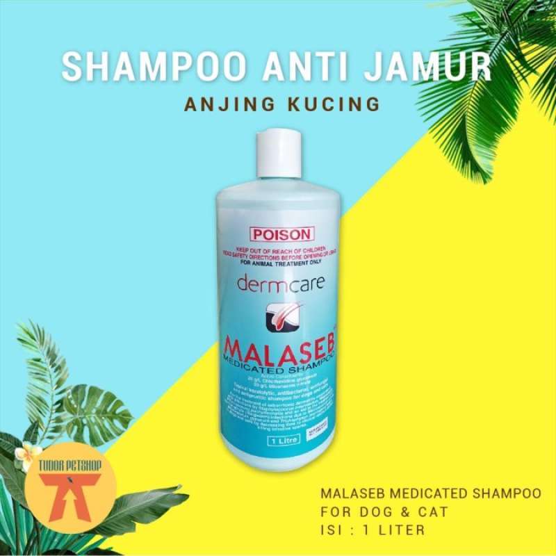 Promo SHAMPO ANTI JAMUR Anjing Kucing MALASEB MEDICATED SHAMPOO 1 LITER